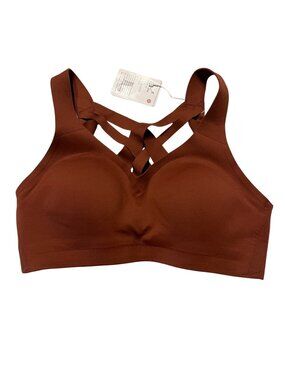 Lululemon Enlite Weave Back Bra Date Brown 32B Womens High-Impact Support